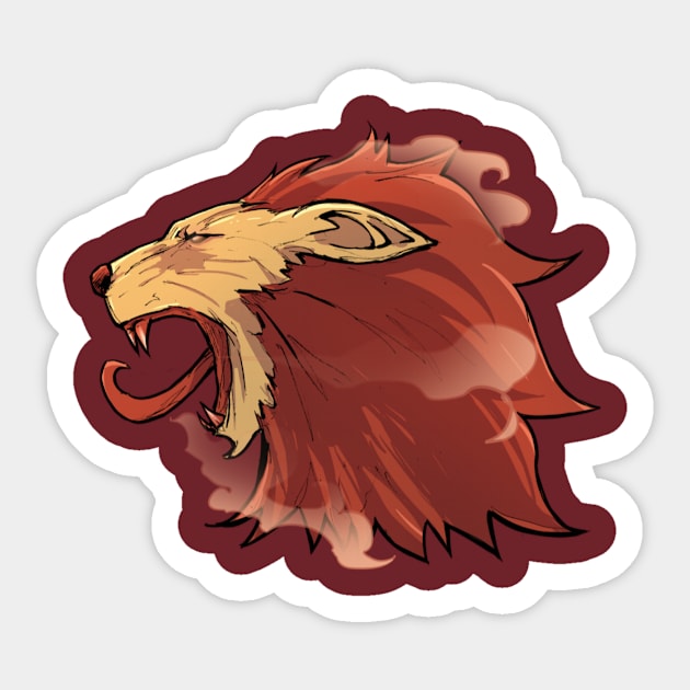 Proud Lion Sticker by bendtheknee